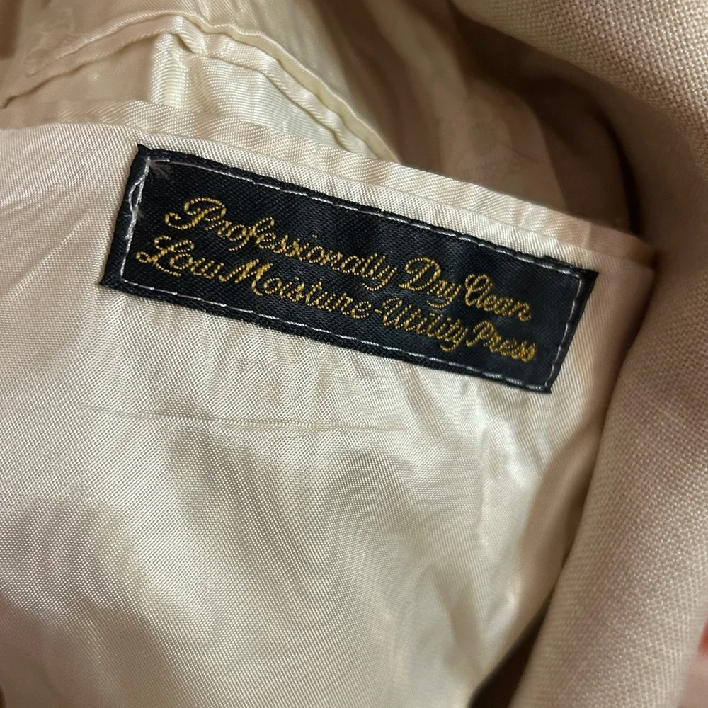 VTG 1980s HART SCHAFFNER MARX JACK NICKLAUS GOLDEN BEAR BLAZER / SPORT COAT 44R